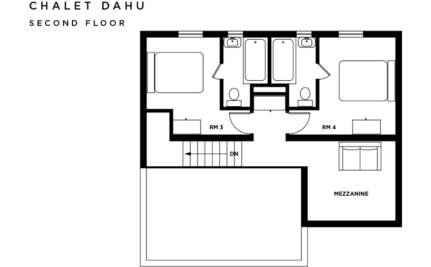 Chalet Dahu Les Arcs Floor Plan 1